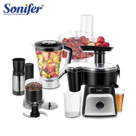 7 In Electric Juicer Fruit Squeezer Extractors Multifunction Mixer Fruit Smoothie Blender 450W Centrifugal Juicer Sonifer